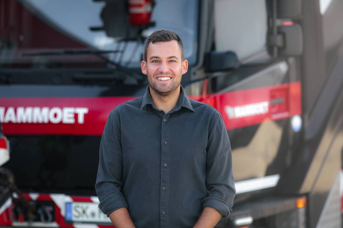 Jonas Bartzschke, Seit dem 1.1.2024 Branch Manager bei Mammoet in Leuna, Foto: Mammoet