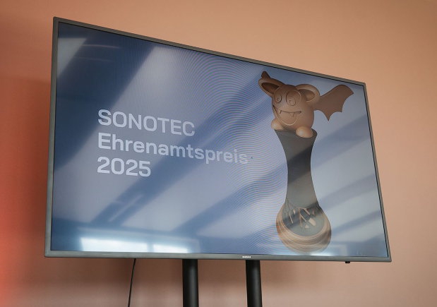 Erstmalige Verleihung des SONOTEC Ehrenamtspreises in den Kategorien internes und soziales Engagement.
